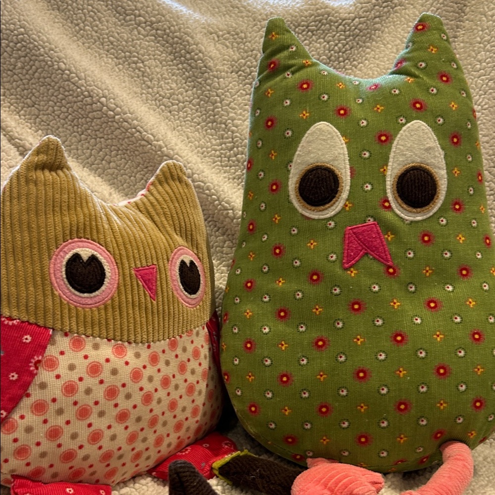 Pottery Barn Kids Penny and Joy stuffed animals